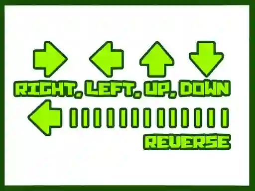 Spēle Right, left, up, down, reverse online
