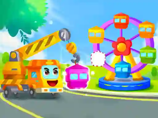 Spēle Little Panda Truck Team online