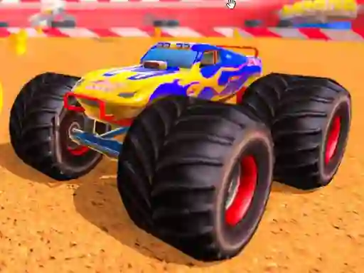 Spēle Monster truck Offroad Stunts online