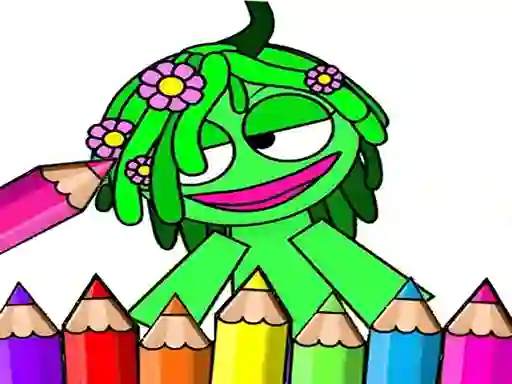 Spēle Sprunki Coloring Music Anime online