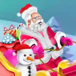 Spēle Design santas sleigh online