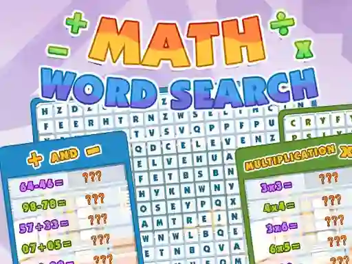 Spēle Math Word Search online