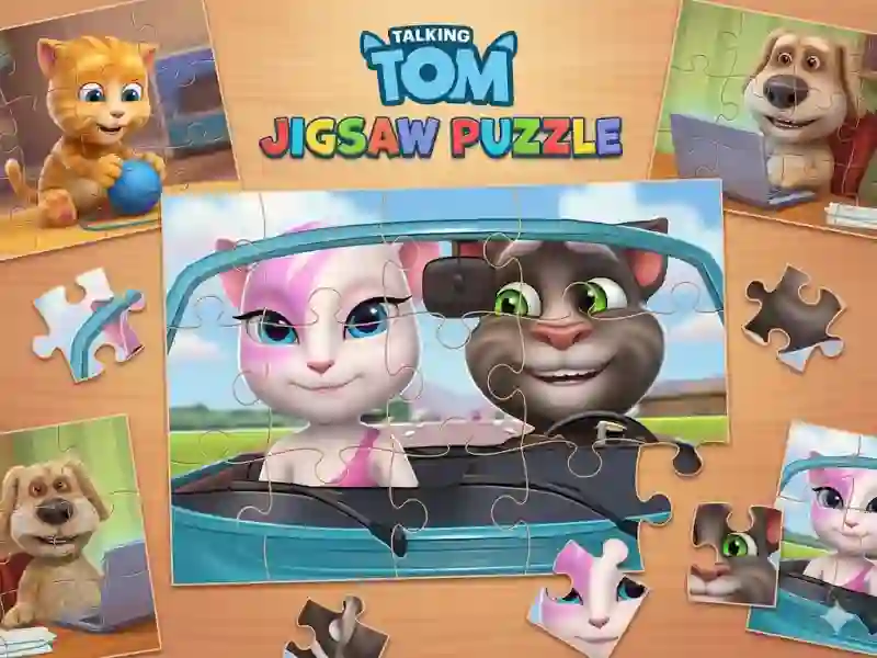 Spēle Talking Tom Jigsaw Puzzle online