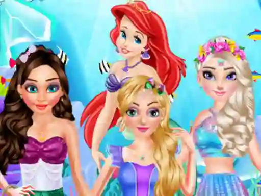 Spēle Princess Mermaid Style Makeup online