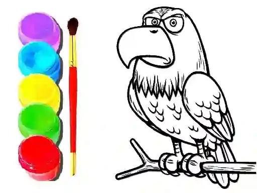 Spēle Eagle Coloring Book online