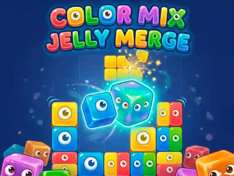 Spēle Color Mix - Jelly Merge online