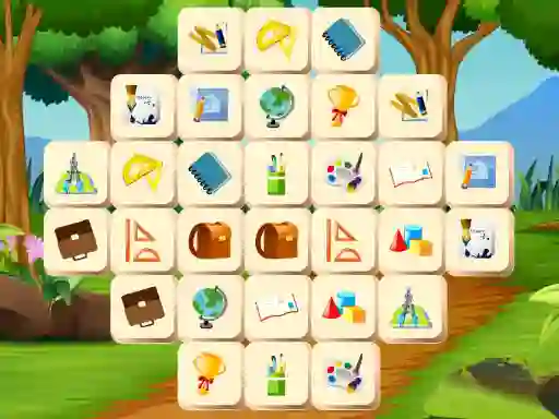 Spēle School Mahjong Deluxe online