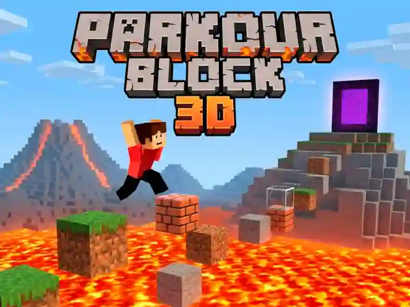 Spēle Parkour Block 3d online
