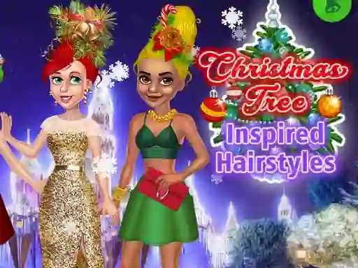 Spēle Christmas Tree Inspired Hairstyles online