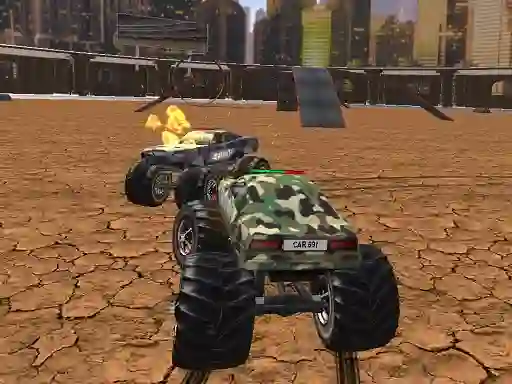 Spēle Demolition Monster Truck Army online