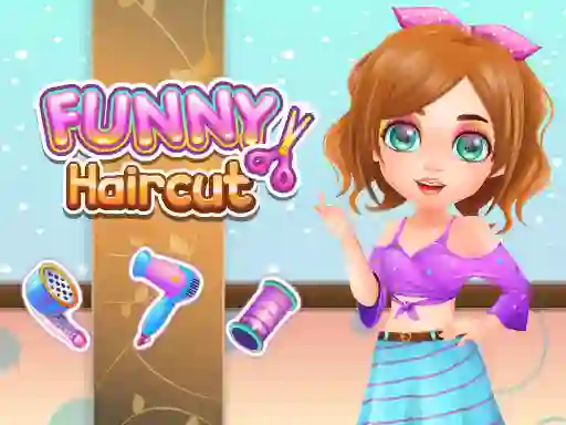 Spēle Funny Haircut online