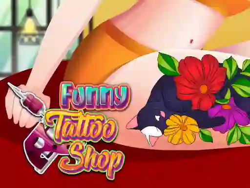 Spēle Funny Tattoo Shop online