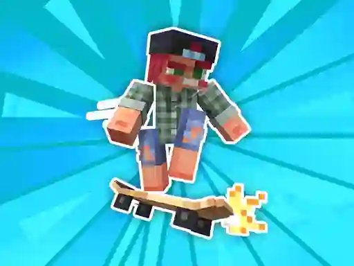 Spēle Noob and Pro Skateboarding online