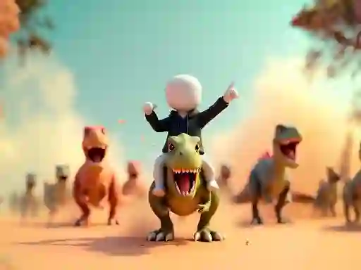 Spēle Stickman: Dinosaur arena online