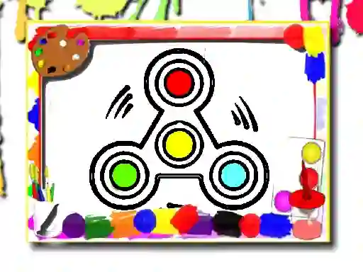 Spēle Fidget Spinner Coloring Book online