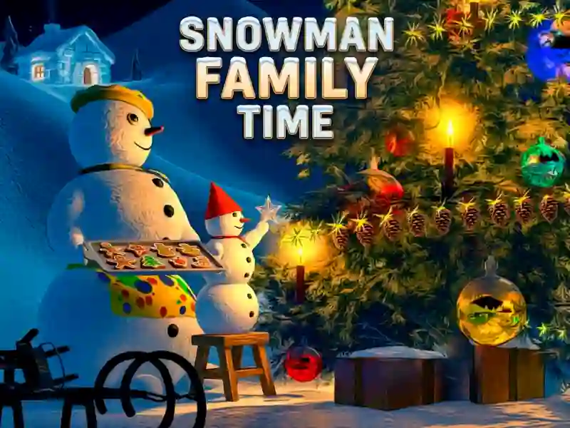 Spēle Snowman Family Time online