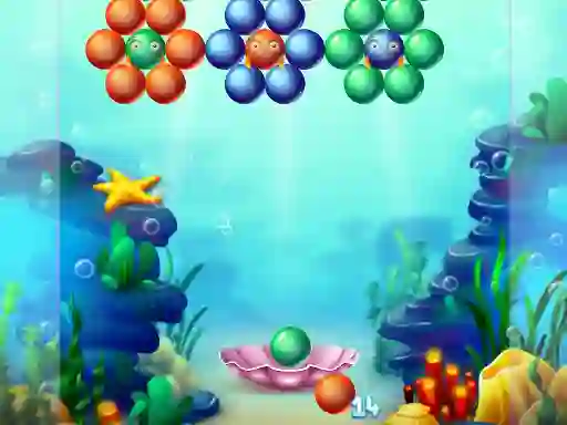 Spēle Aqua Bubble Shooter online