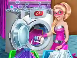 Spēle Superdoll Washing Capes online