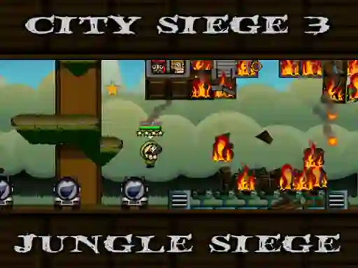 Spēle City Siege 3: Jungle Siege online