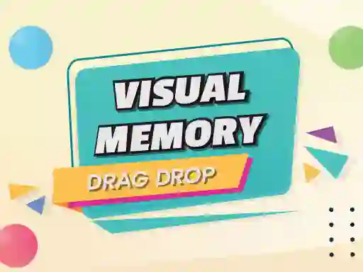 Spēle Visual Memory Drag Drop online