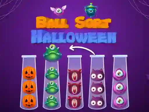 Spēle Ball Sort Halloween online