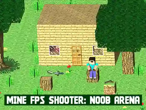 Spēle Mine FPS Shooter: Noob Arena online