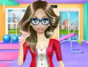Spēle Nerdy Girl Fat to Fit online