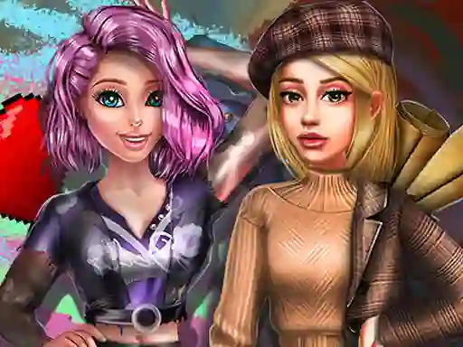Spēle 2022 Dark Academia to Egirl Dress up online