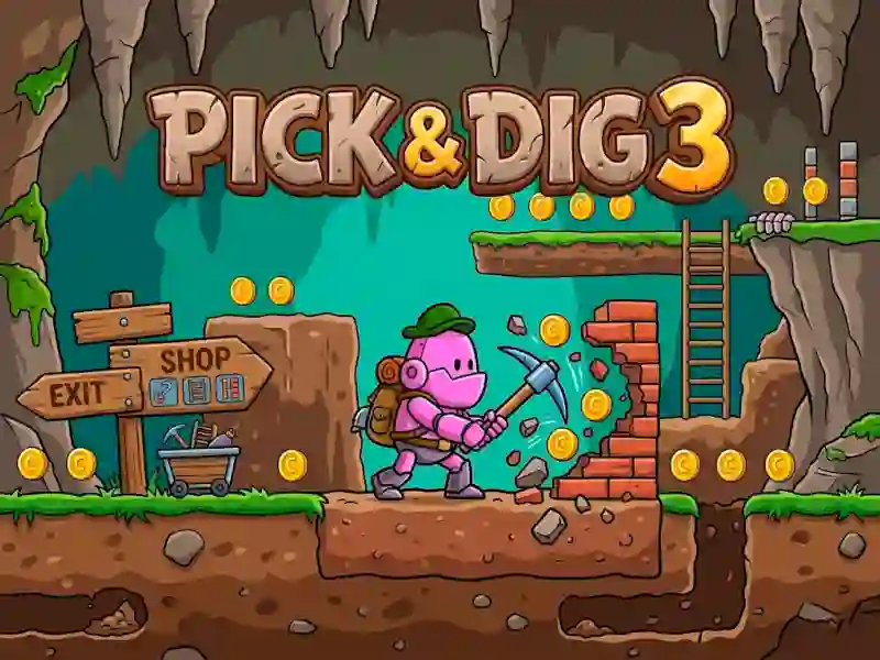 Spēle Pick & Dig 3 online