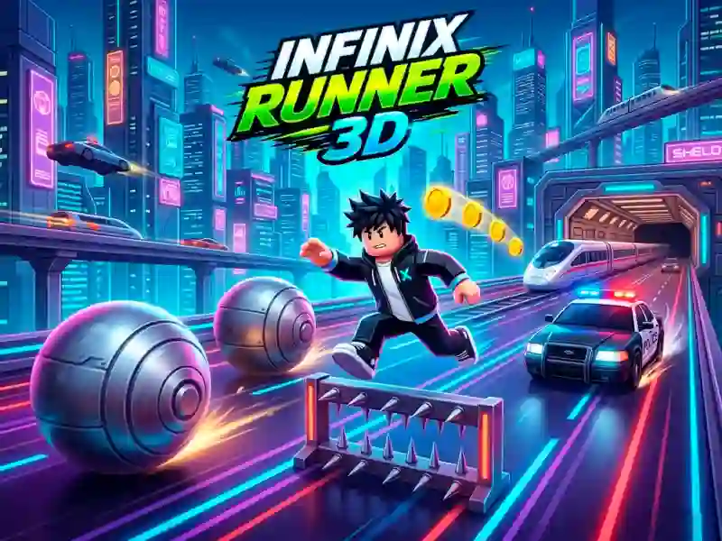 Spēle Infinix Runner 3D online