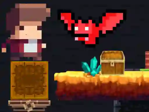 Spēle Tiny Man and Red Bat online