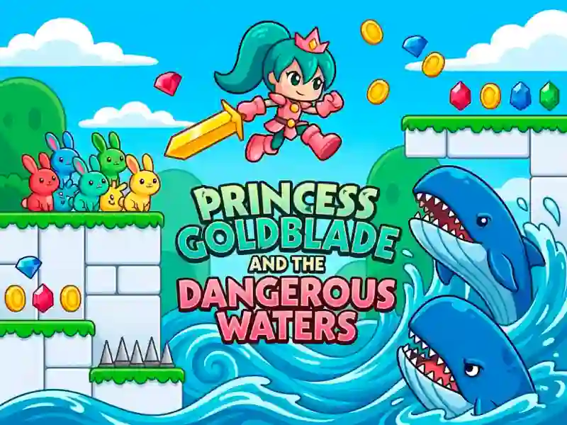 Spēle Princess Goldblade and the Dangerous Waters online