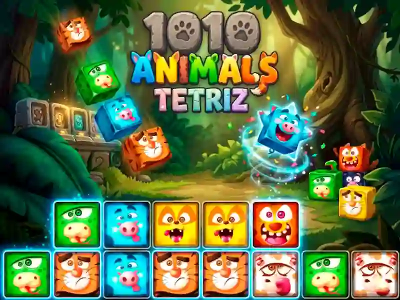 Spēle 1010 Animals Tetriz online