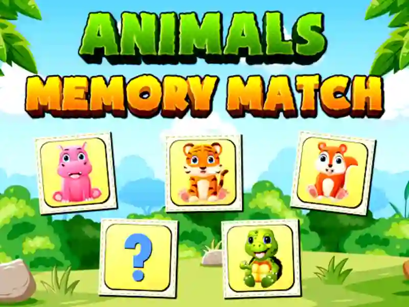 Spēle Animals Memory Match online