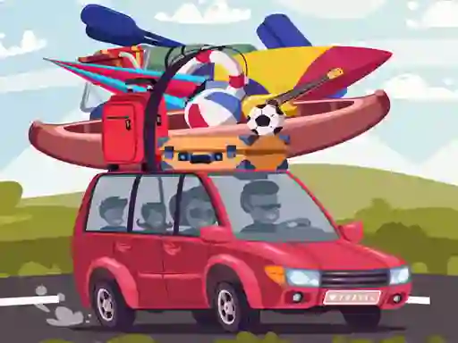 Spēle Mountain Trip Jigsaw online