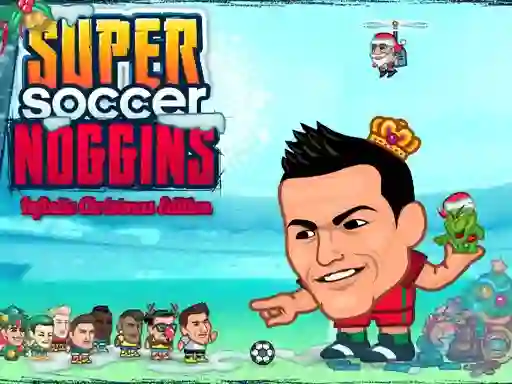 Spēle Super Soccer Noggins Xmas Edition online
