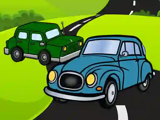 Spēle Cartoon Car Jigsaw online