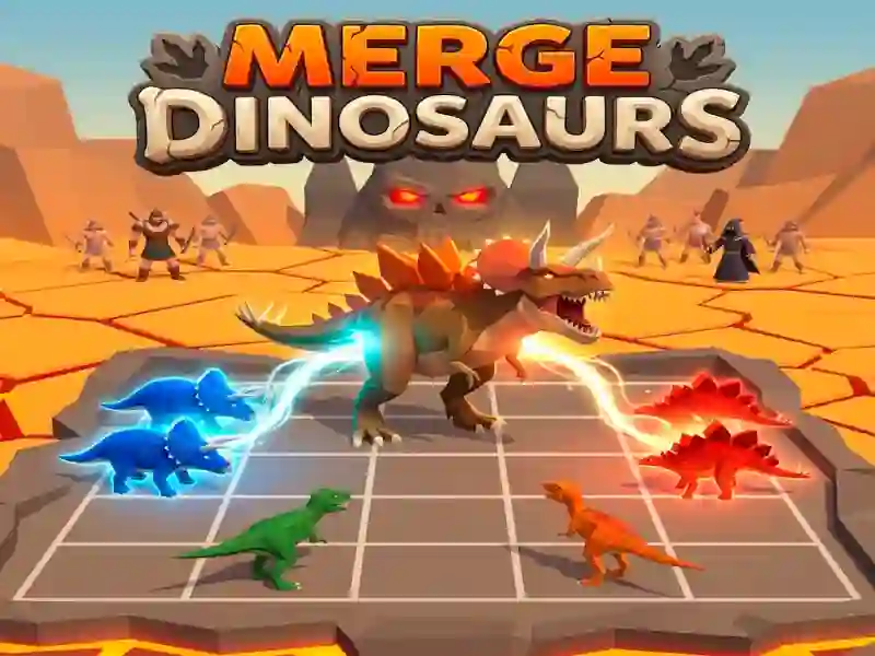 Spēle Merge Dinosaurs online