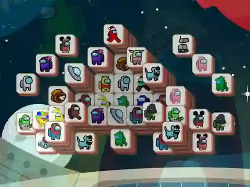 Spēle Among Mahjong Tiles online