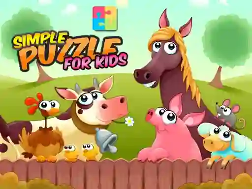Spēle Simple Puzzle For Kids online