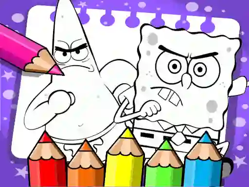 Spēle Sponge Bob Coloring Book online