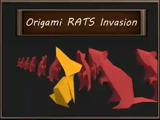 Spēle Origami Rats Invasion online