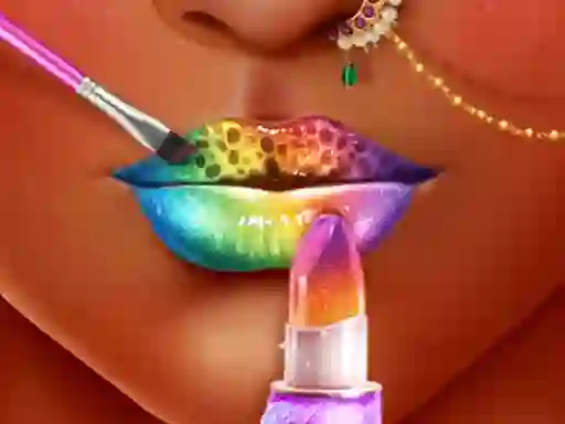 Spēle Princess Lip Art Salon online
