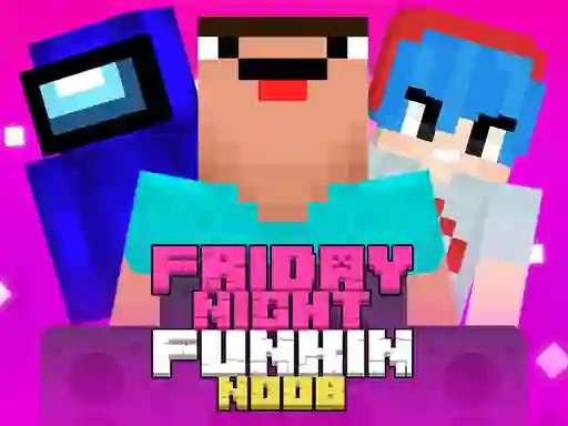 Spēle Friday Night Funkin Vs Noobs online