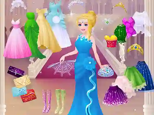Spēle Cinderella Dress Up Girl Games online