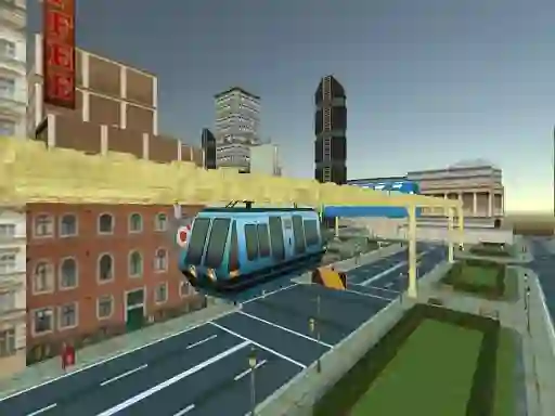 Spēle Sky Train Simulator: Elevated Train Driving online