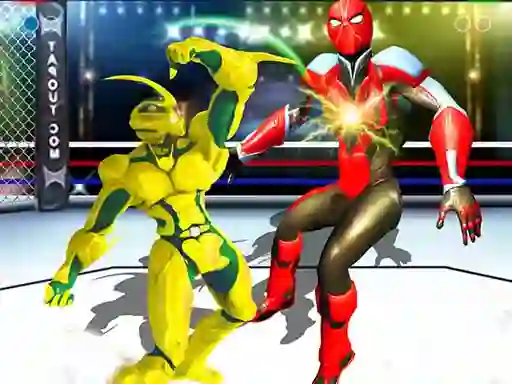 Spēle Robot Ring Fighting Wrestling Games online