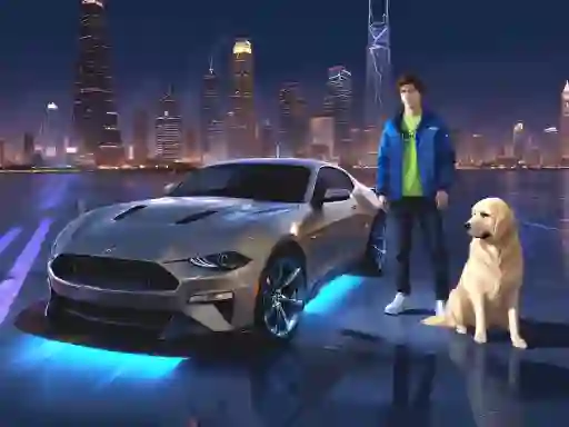 Spēle Mustang City Driver online