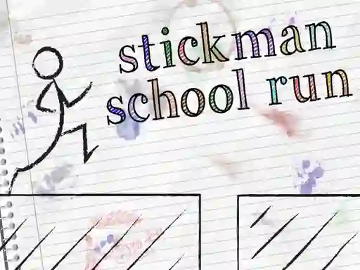 Spēle Stickman School Run online