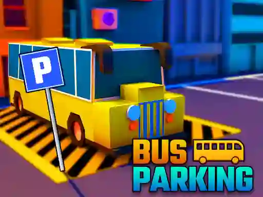 Spēle Bus Parking City 3d online